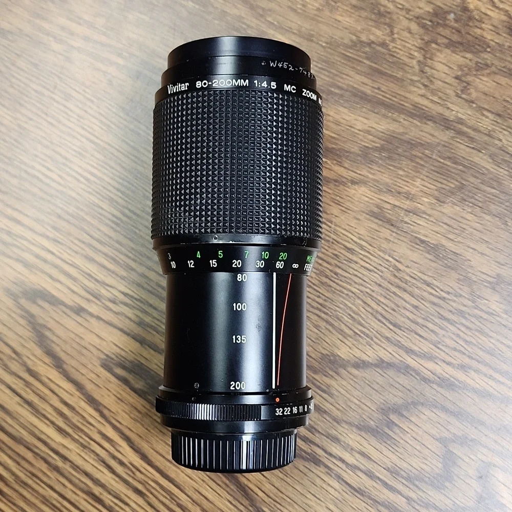 Vivitar 80-200mm Zoom Camera Lens